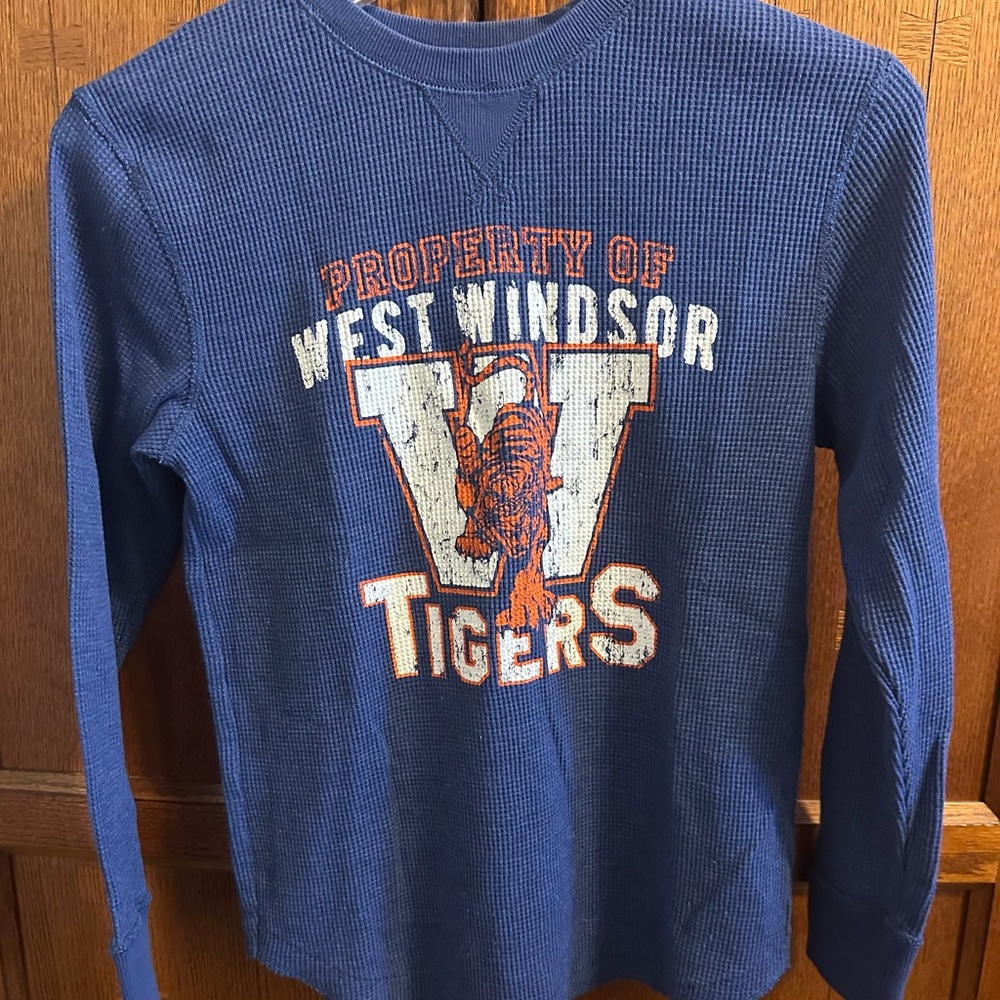 The Children's Place Blue Long Sleeve Thermal Shirt Size L (10-12)